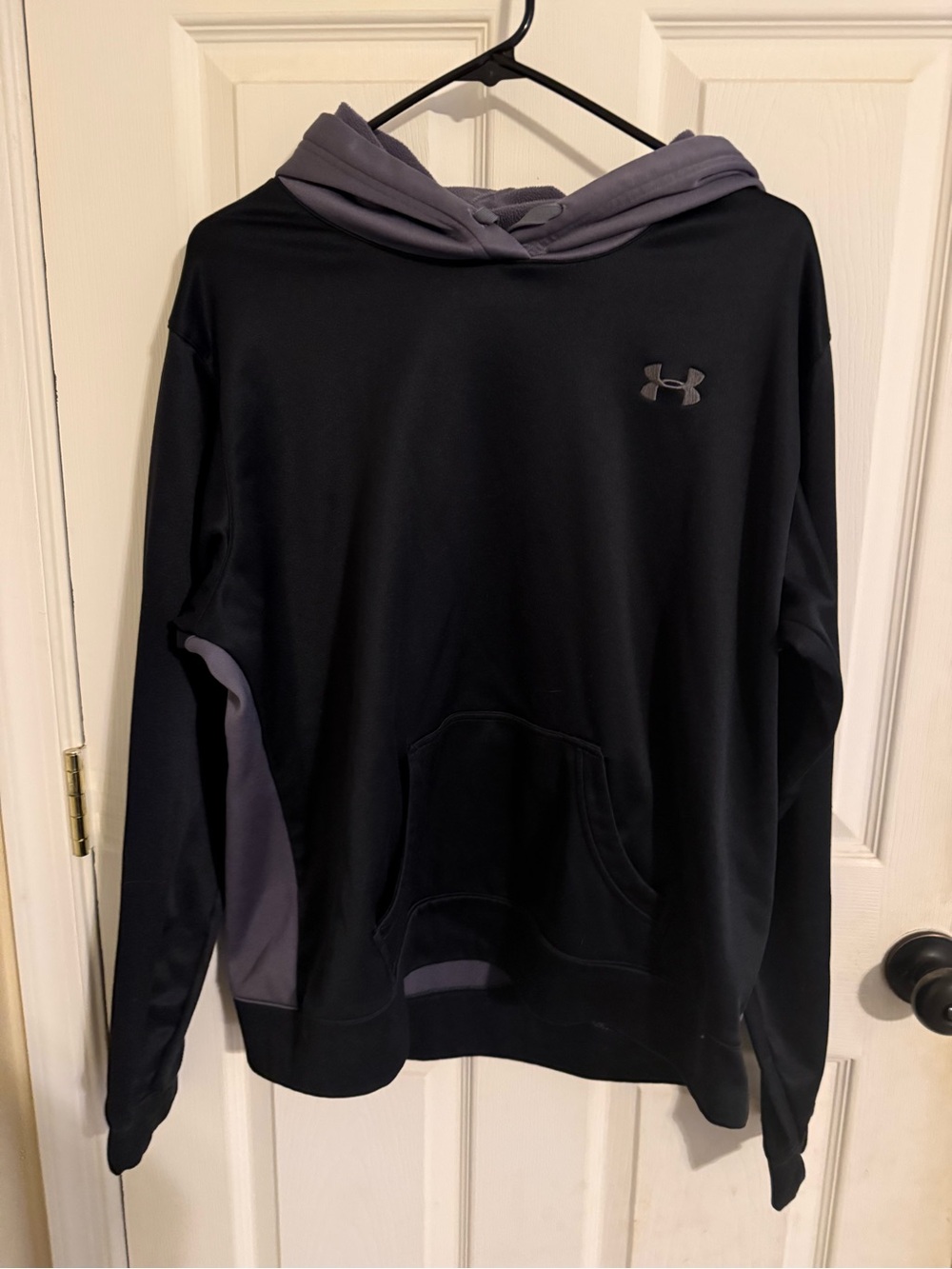 Under Armour Gray & Black Fleece-Lined Hoodie